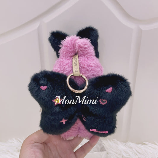 15-17cm The Monsters Labubu BlackPink Bowknot Set-L020