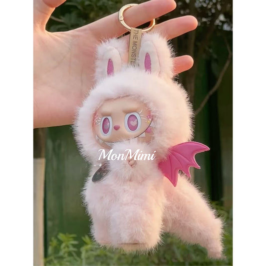 15–17cm The Monsters Labubu Plush Angel Dinosaur Jumpsuit – L026