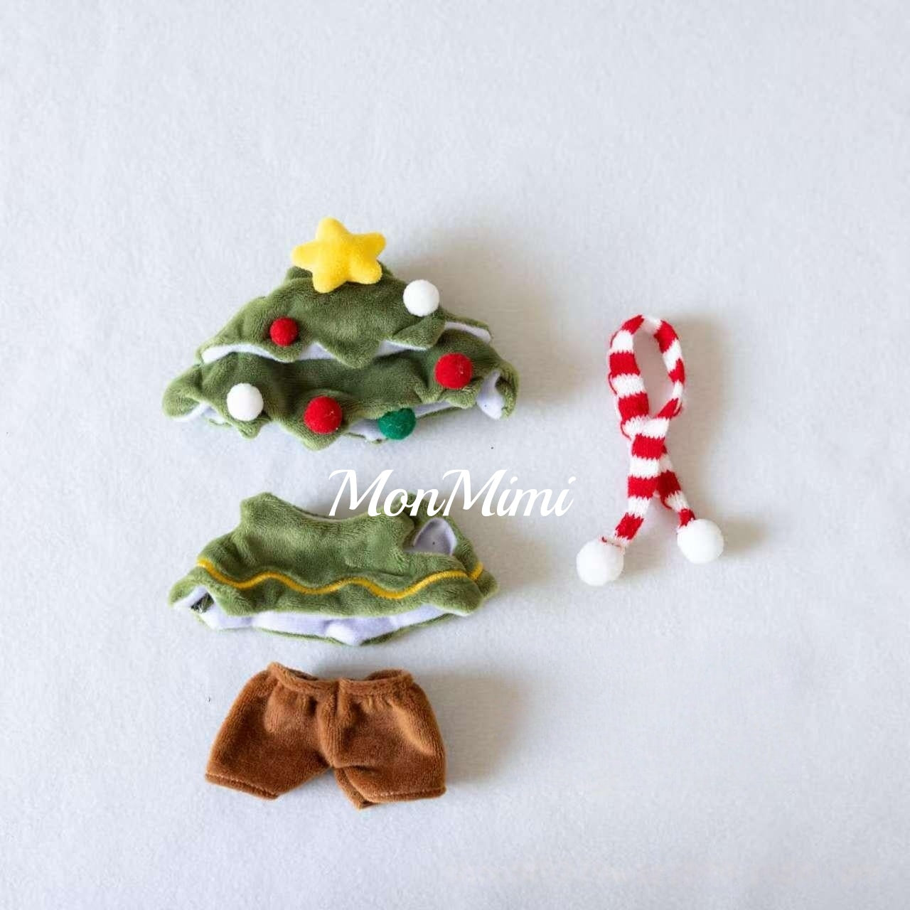 15–17cm The Monsters Labubu Christmas Theme Doll Outfit – L041