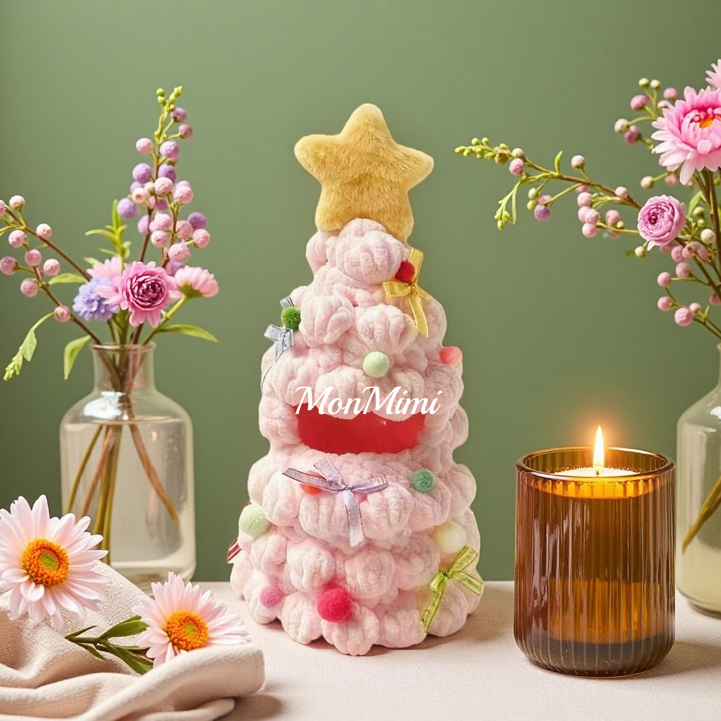 15-17cm The Monsters Labubu Christmas Tree-Themed Onesie-L042