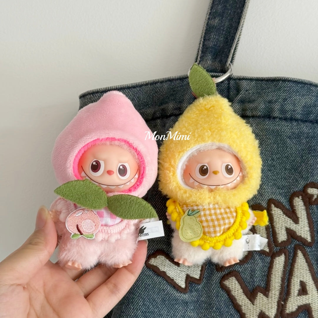 10cm Mini Monsters Labubu Mini Fruit Costume Lm011