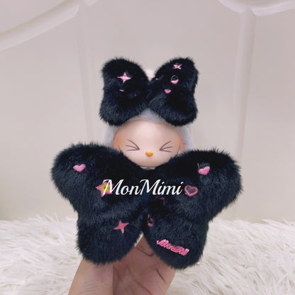 15-17cm The Monsters Labubu BlackPink Bowknot Set-L020