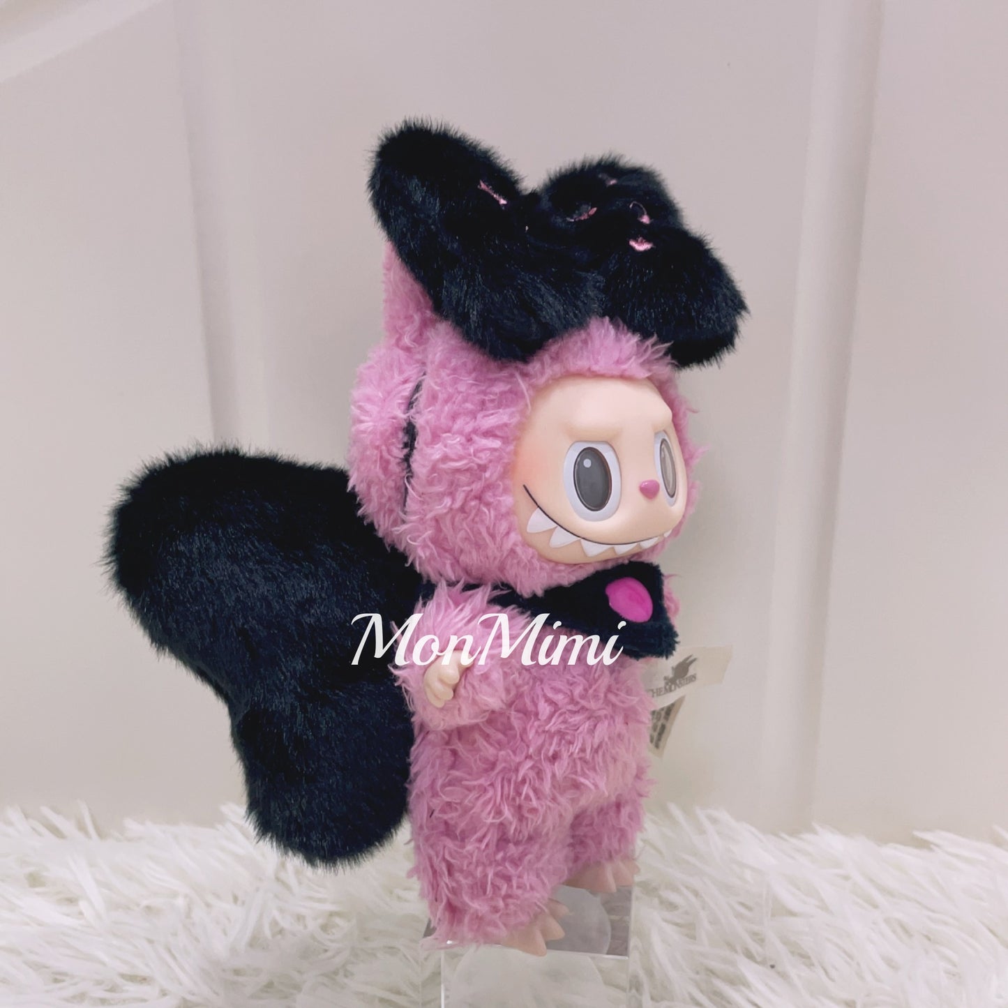 15-17cm The Monsters Labubu BlackPink Bowknot Set-L020