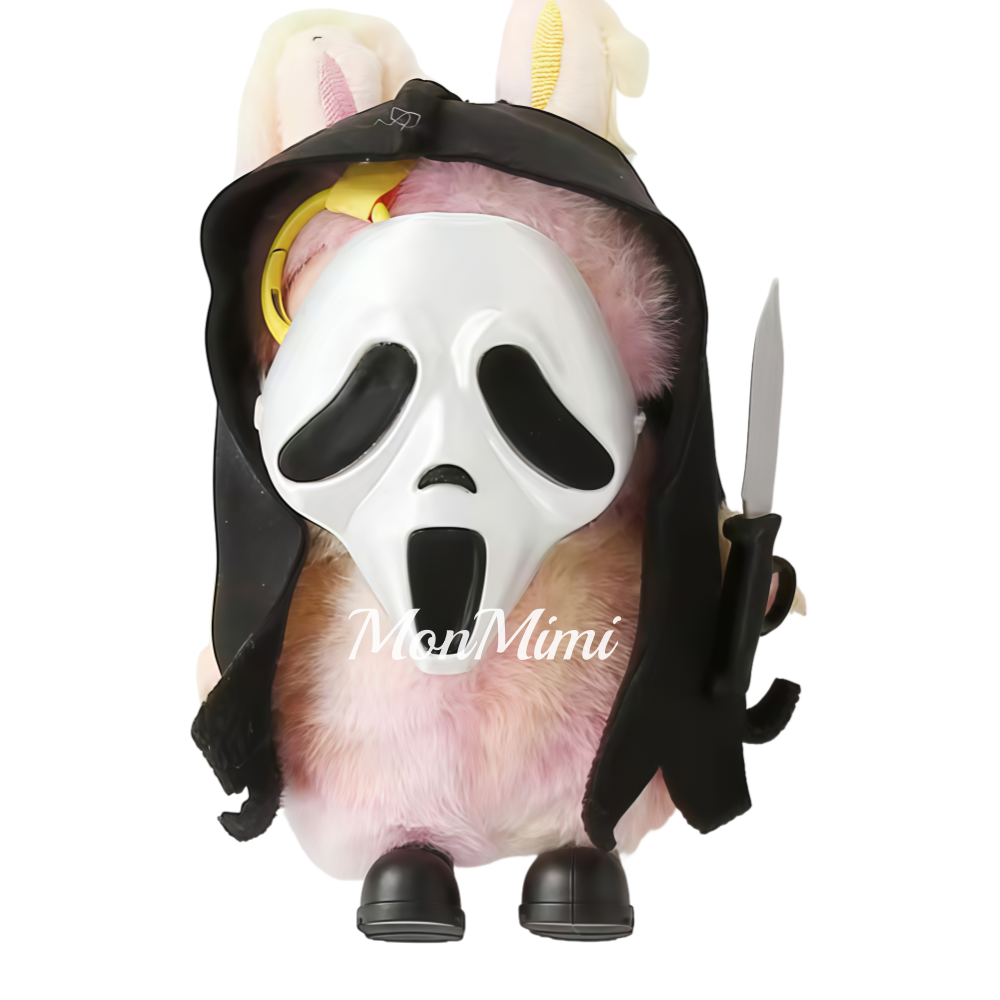 15-17cm The Monsters Labubu Halloween Horror Mask Set-L021