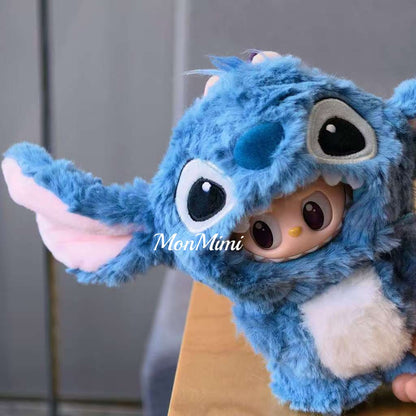15–17cm The Monsters Labubu Plush Stitch Set Doll Clothes – L025
