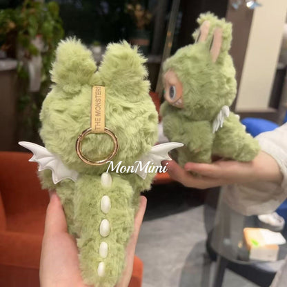 15–17cm The Monsters Labubu Plush Angel Dinosaur Jumpsuit – L026