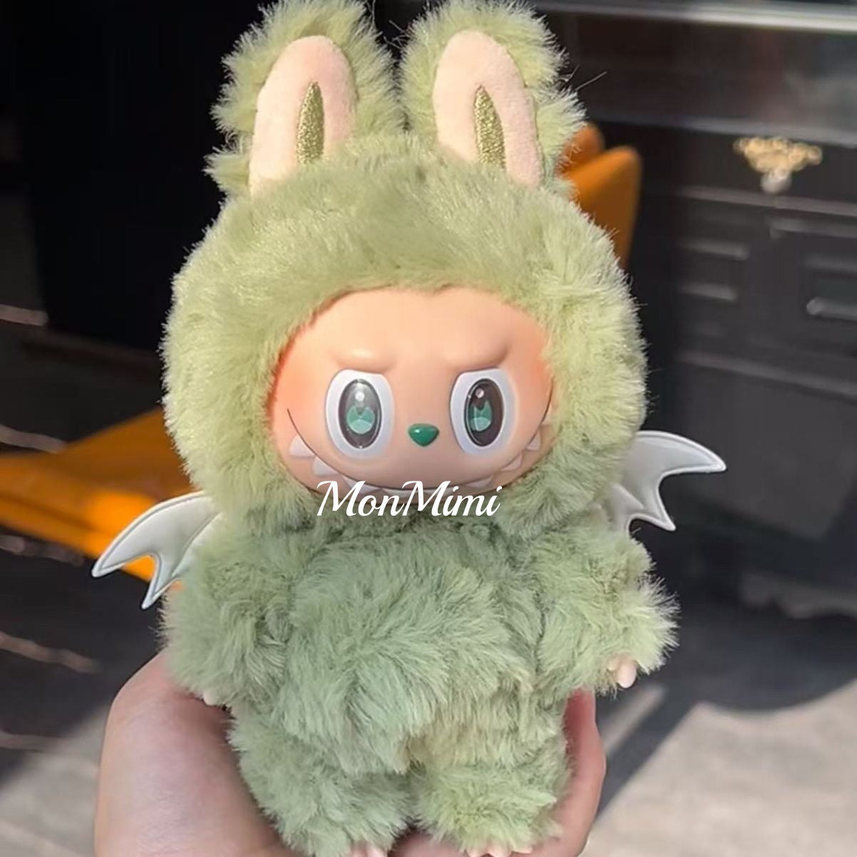 15–17cm The Monsters Labubu Plush Angel Dinosaur Jumpsuit – L026