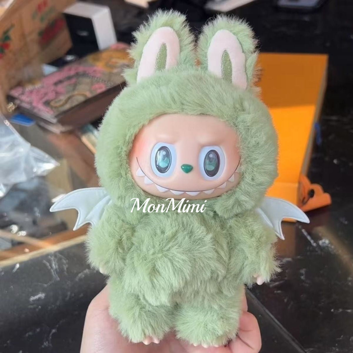 15–17cm The Monsters Labubu Plush Angel Dinosaur Jumpsuit – L026