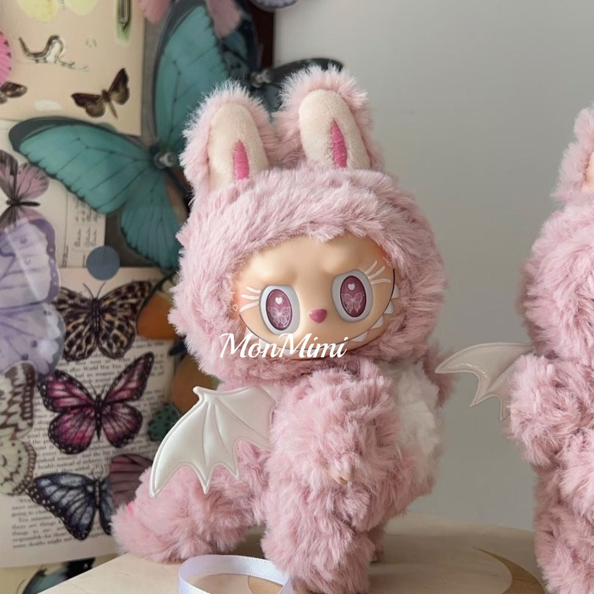 15–17cm The Monsters Labubu Plush Angel Dinosaur Jumpsuit – L026