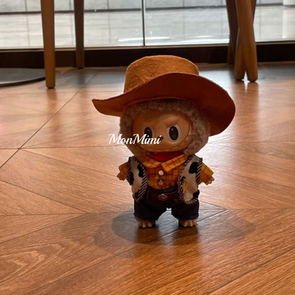 15–17cm The Monsters Labubu Toy Story Theme Doll Outfit – L028