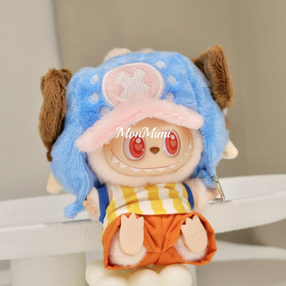 15–17cm The Monsters Labubu Plush One Piece Theme Doll Outfit – L030