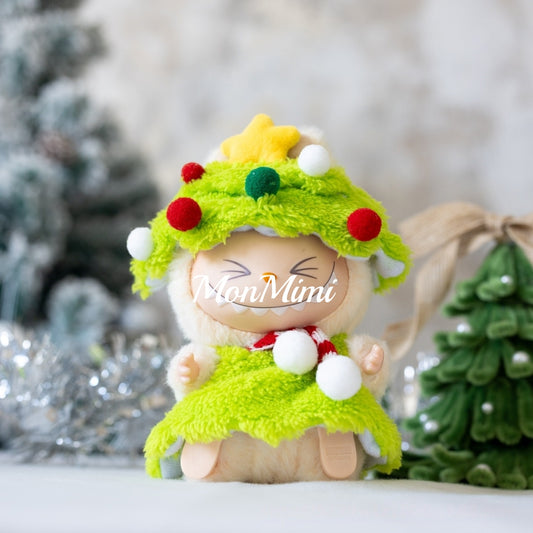 15–17cm The Monsters Labubu Christmas Theme Doll Outfit – L041