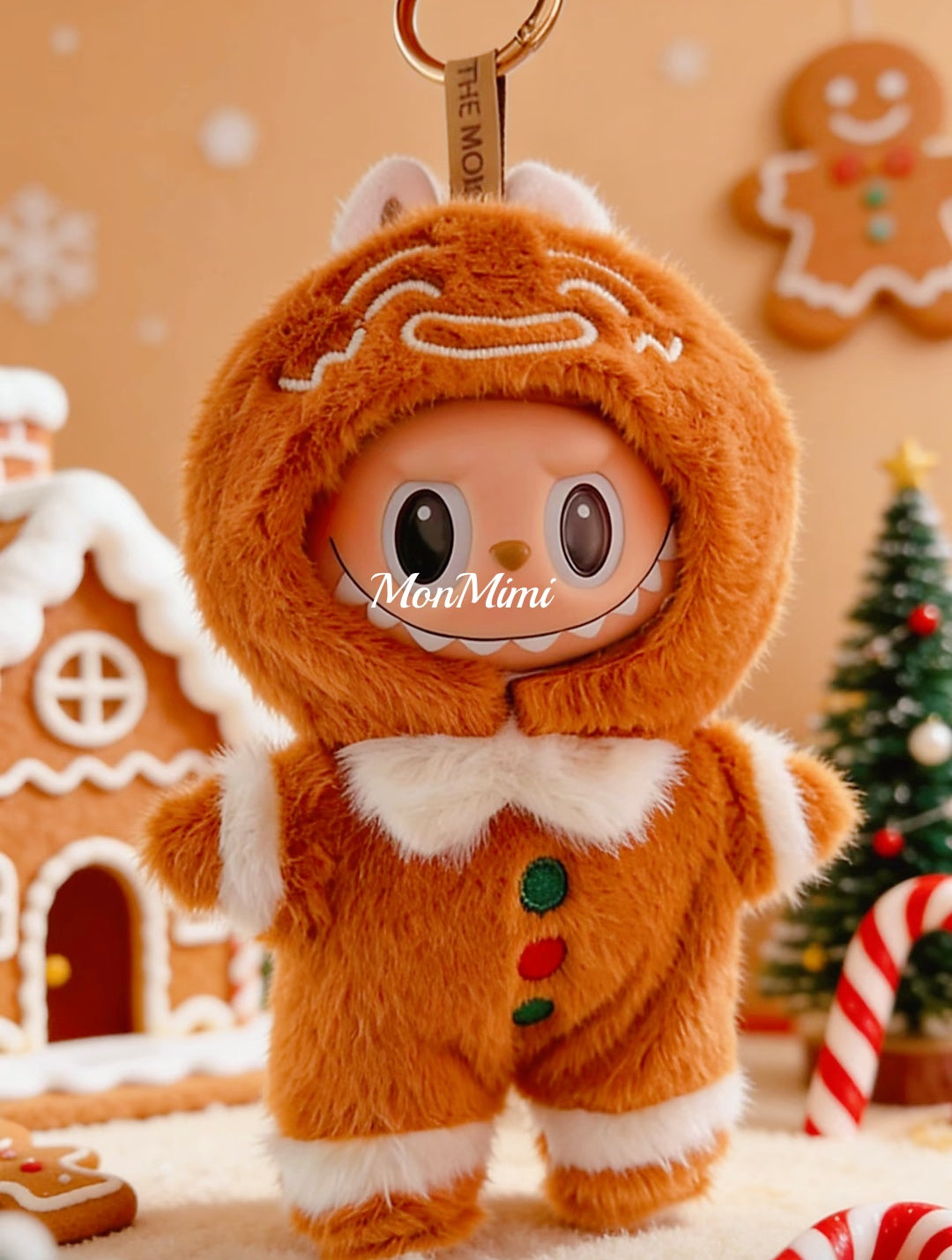 15–17cm The Monsters Labubu Christmas Gingerbread Plush Set – L043