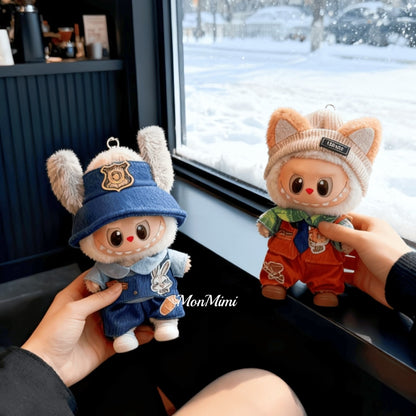 15–17cm The Monsters Labubu Zootopia Judy & Nick Soulmate Cute Set – L046