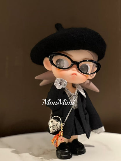 ZSiga 1/8 Doll Gray Black Suit Set-Z081