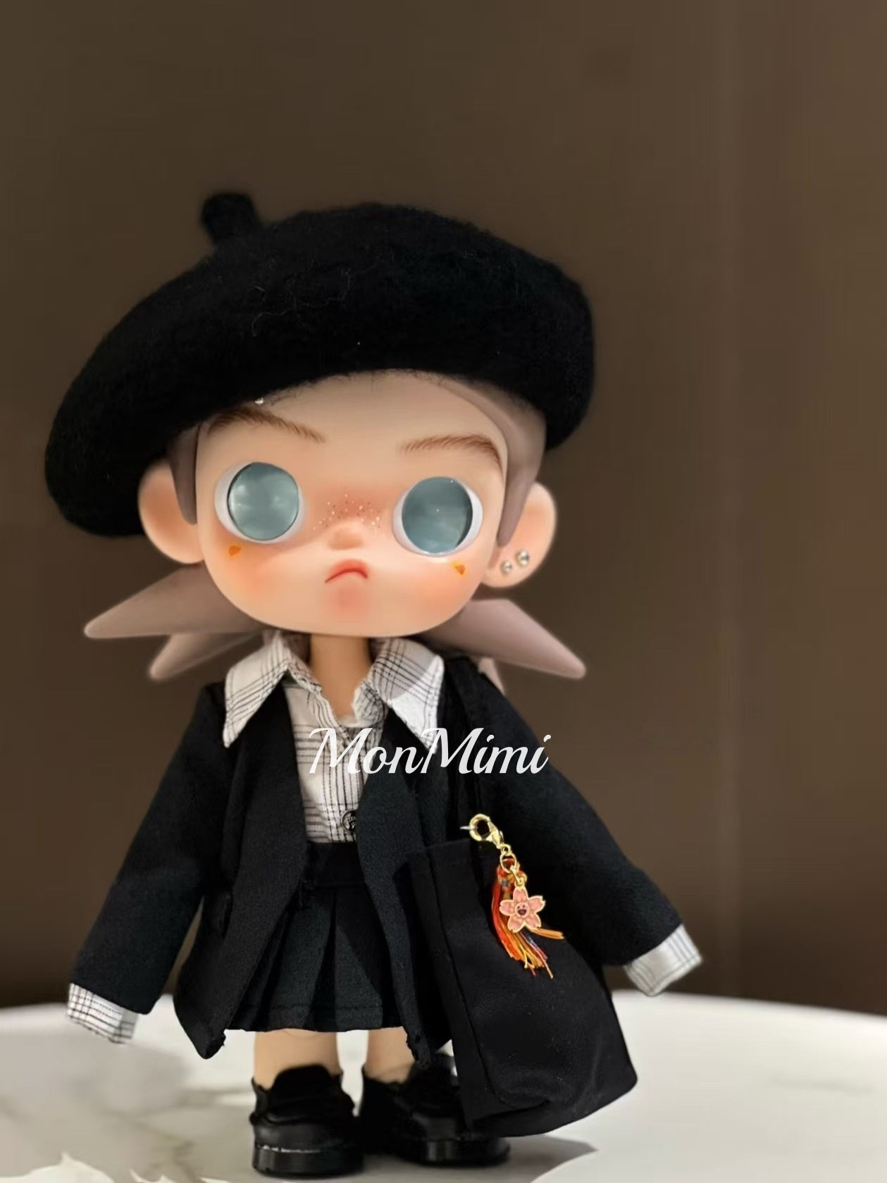 ZSiga 1/8 Doll Gray Black Suit Set-Z081