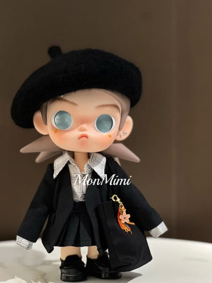 ZSiga 1/8 Doll Gray Black Suit Set-Z081