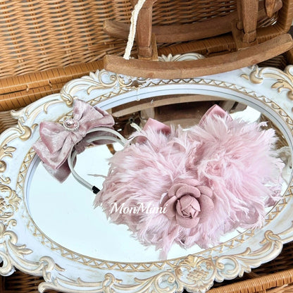 SKULLPANDA Doll Cloth Purple Velvet Rose Dress – SP002