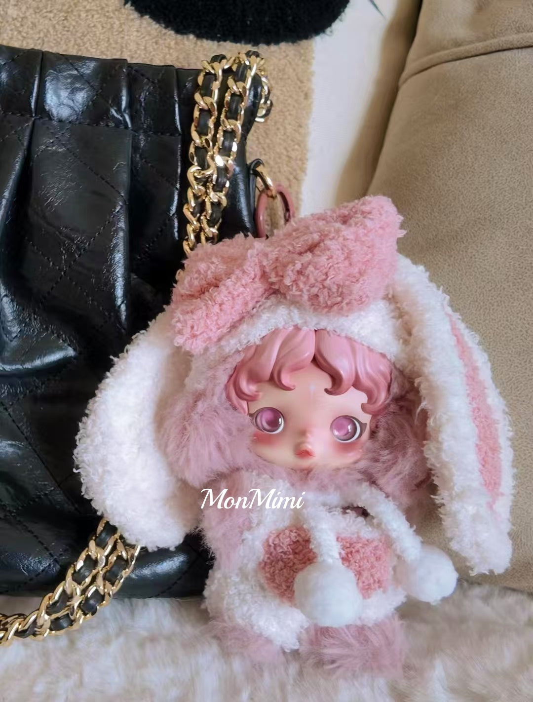 SKULLPANDA Doll Cloth Floppy Bunny Plush Outfit-SP003