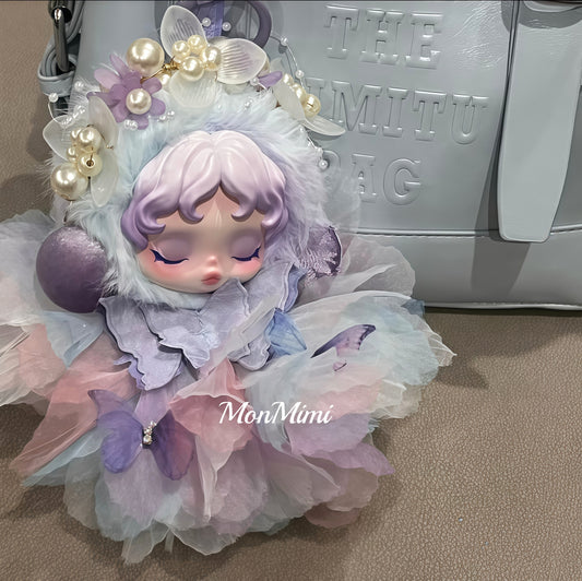 SKULLPANDA Doll Cloth Butterfly Flower Fairy Dress-SP093