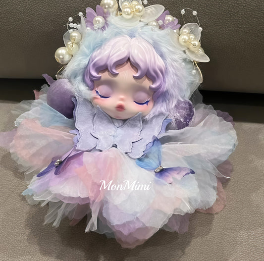 SKULLPANDA Doll Cloth Butterfly Flower Fairy Dress-SP093