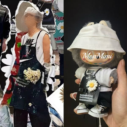 [Pre-Order]15–17cm The Monsters Labubu GD Inspired Daisy Apron Doll Outfit – L035