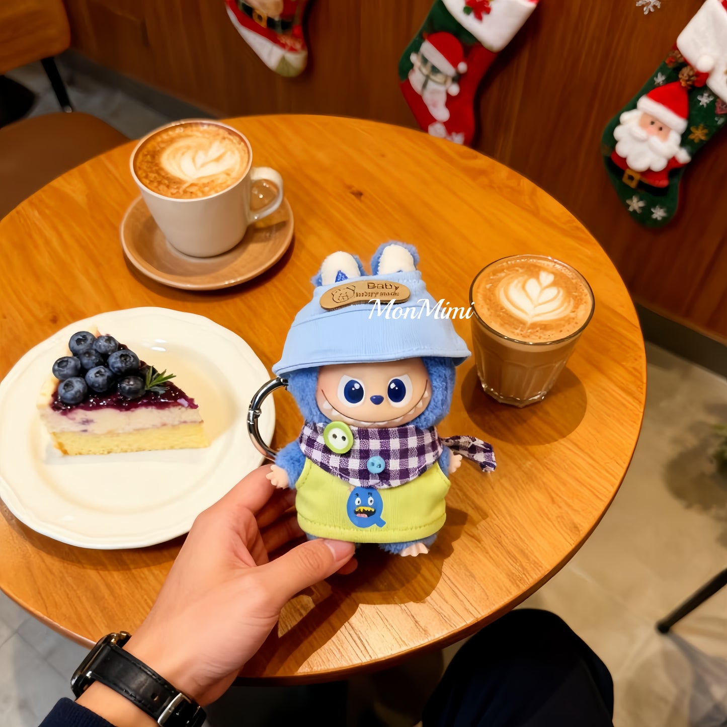 10cm Mini Monsters Labubu Cute Letter Doll Outfit Lm009